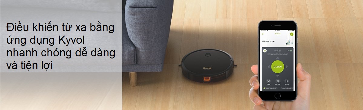 Robot hút bụi Kyvol Cybovac D3 - Kyvol Việt Nam